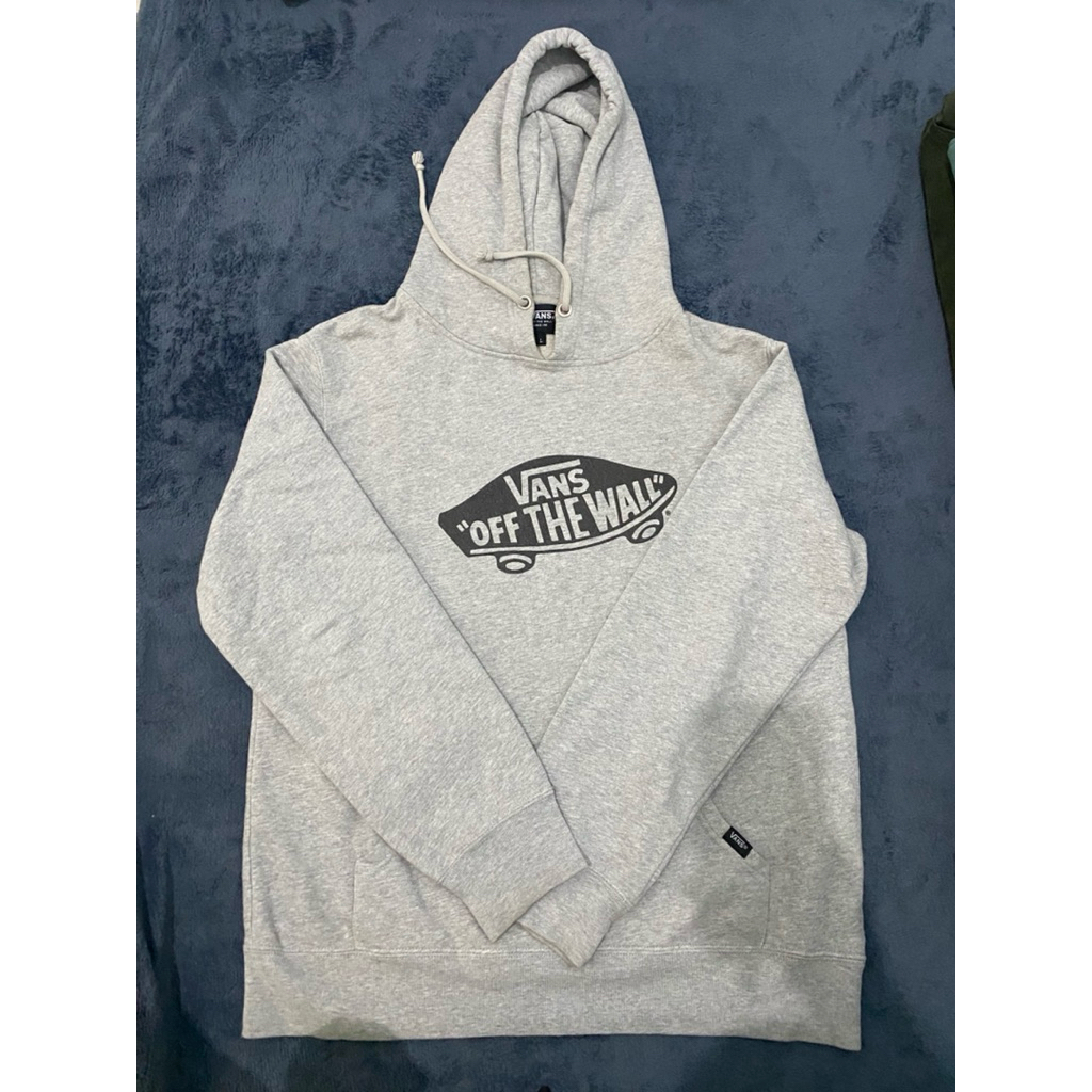 VANS HOODIE GREY SIZE L 100% ORIGINAL