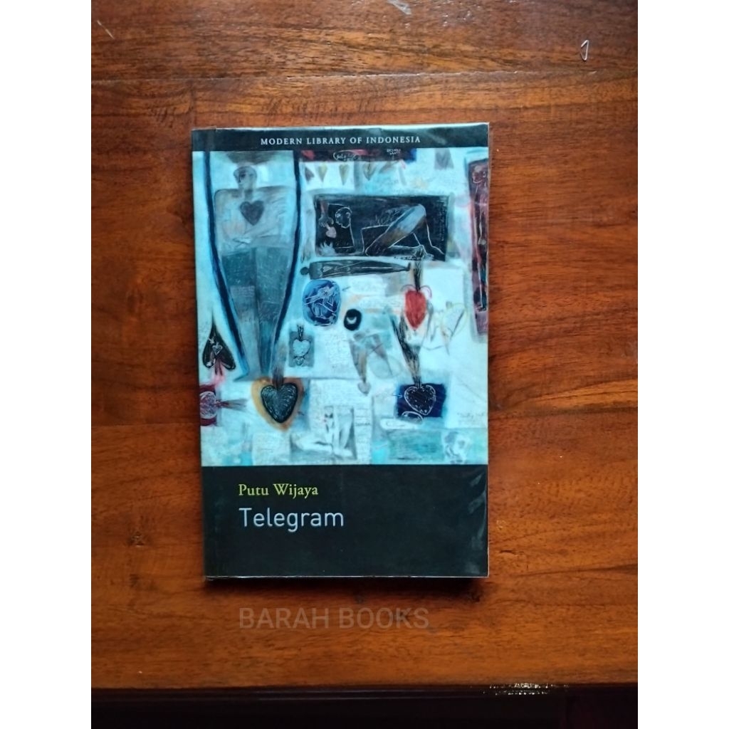 Novel Putu Wijaya, Telegram, terjemahan Bahasa Inggris, yayasan Lontar 2011. Original Lawas.