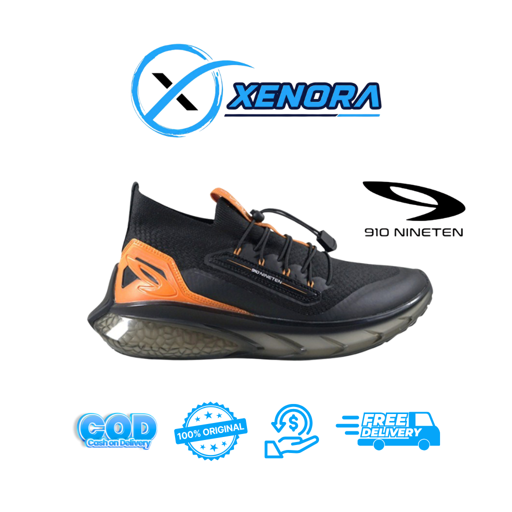 YUKA ACE HITAM ORANGE 910 NINETEN