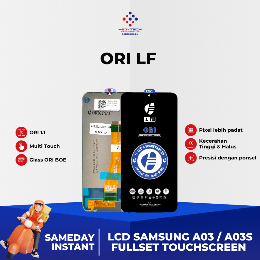 LCD SAMSUNG A03 / A03S FULLSET TOUCHSCREEN