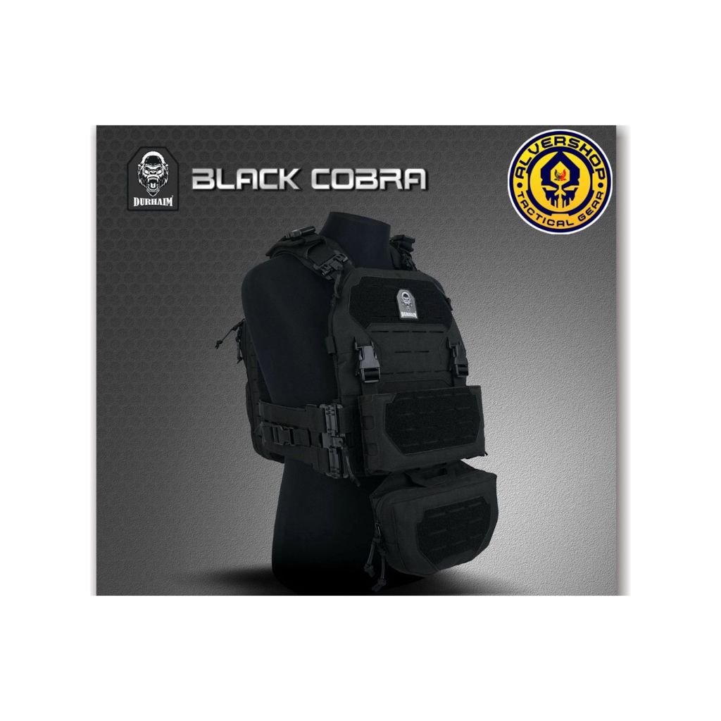 Rompi Bodyvest Tactical Blackcobra Black Cobra Durhaim AlverShop_TGk
