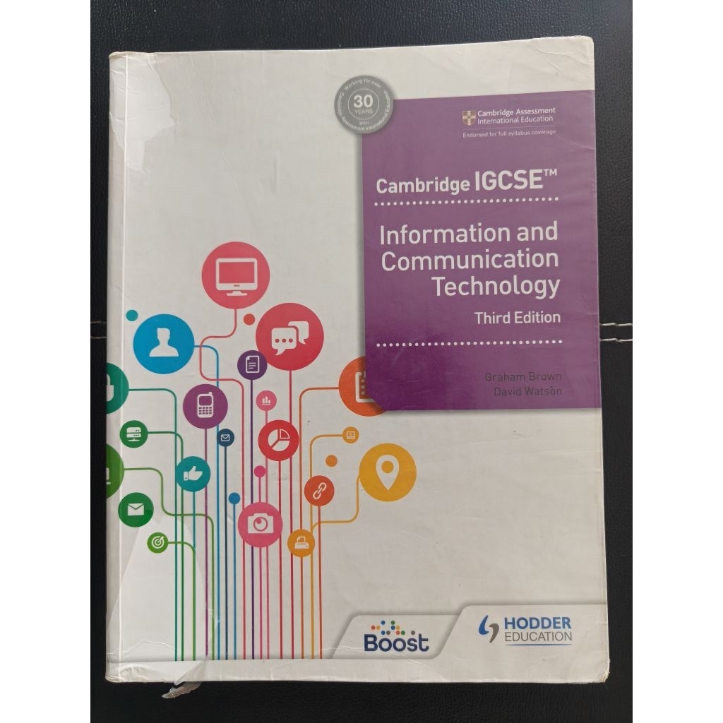 IGCSE Information and Communication Technology ISBN 9781398318540