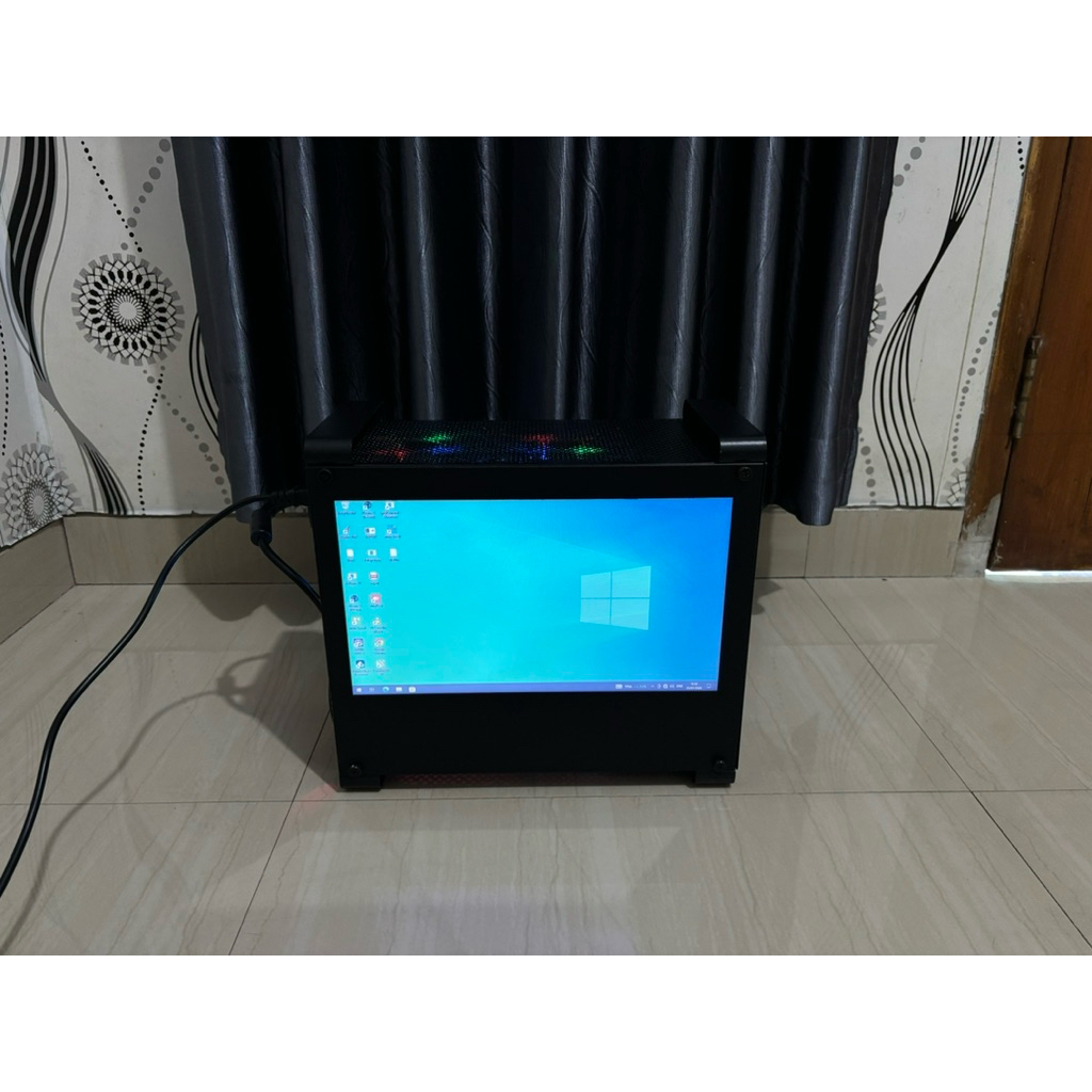PC BUAT VMIX LIVE STREAMING EDITING DESAIN DLL.PAKAI CASING VMIX MINI PORTABEL+LCD 14” SEMUA BARU