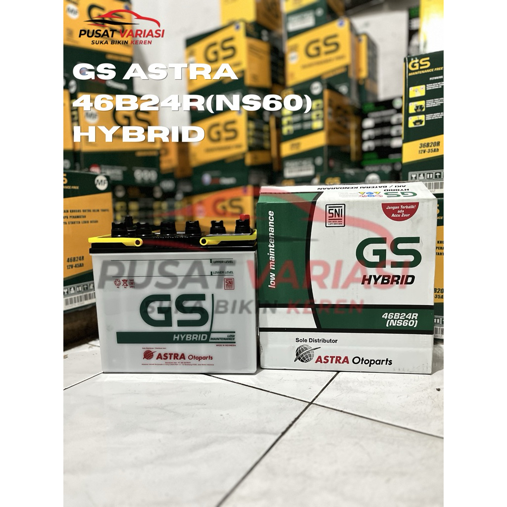 AKI GS ASTRA NS60 (46B24R) HYBRID/BASAH