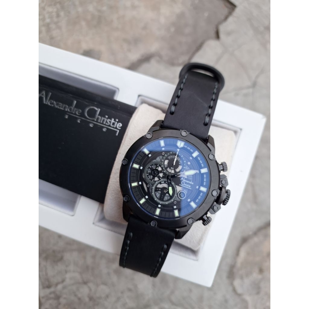 alexandre christie 6564 MC hitam original