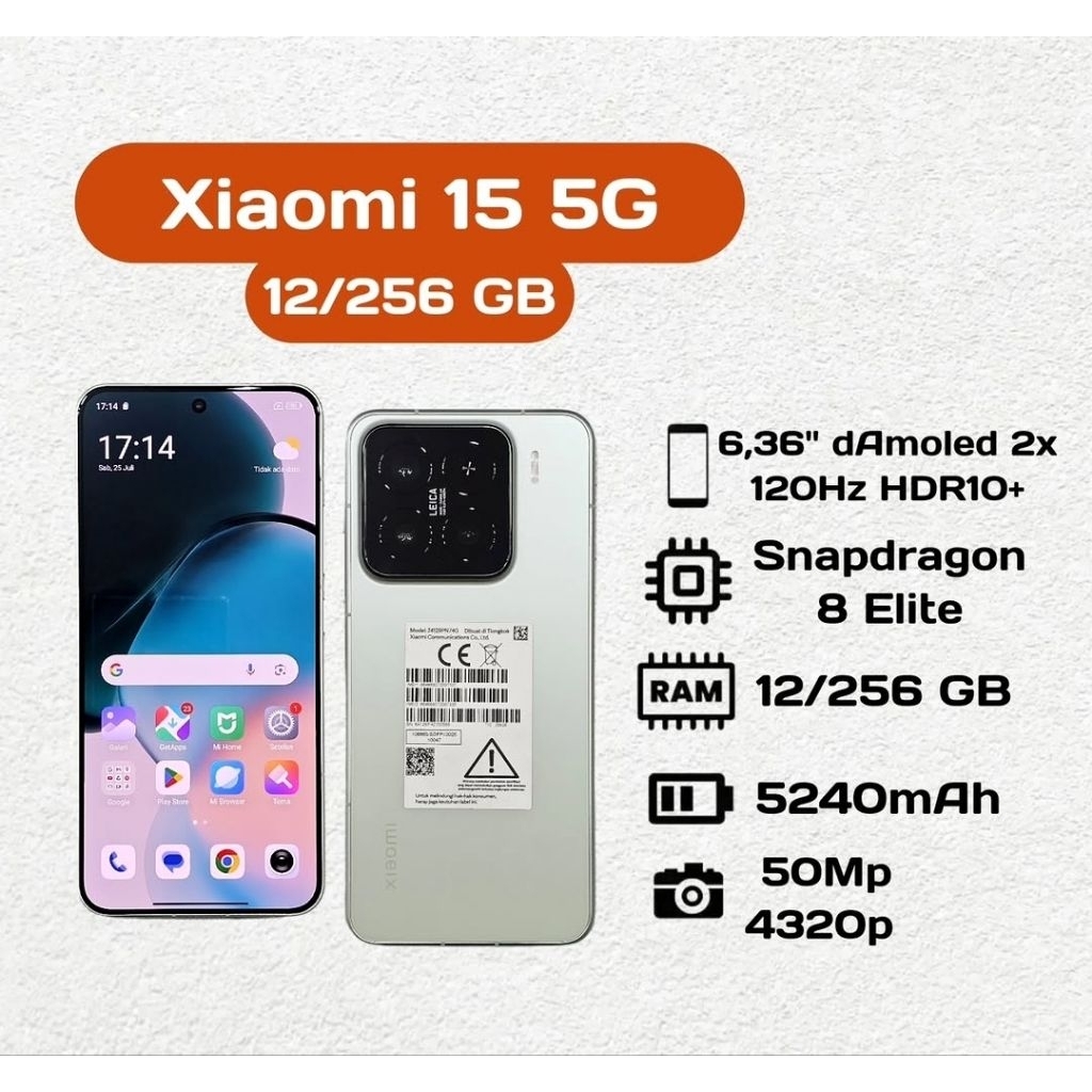 Xiaomi 15 5G 12/256 GB Second