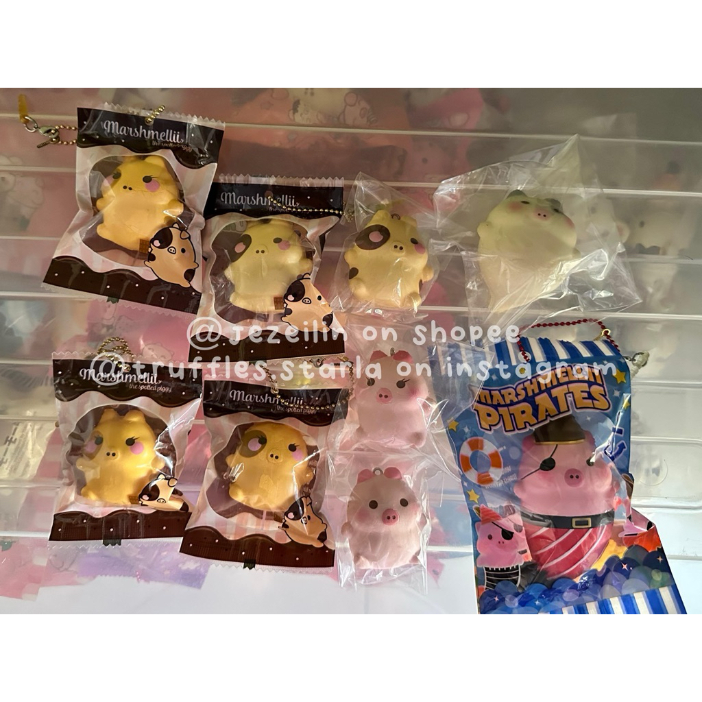 BACA DESKRIPSI squishy marshmelli rare roasted ghost pirate original yummiibear creamiicandyl