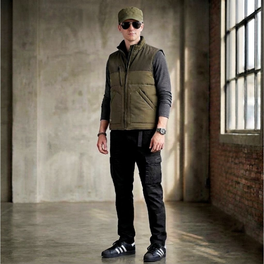XEBEC vest puffer jacket
