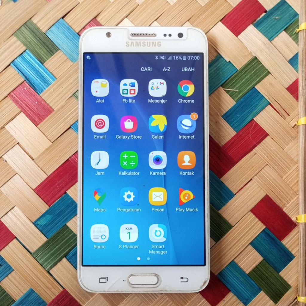 lcd touskrin+frame samsung j5 j500 ori copotan