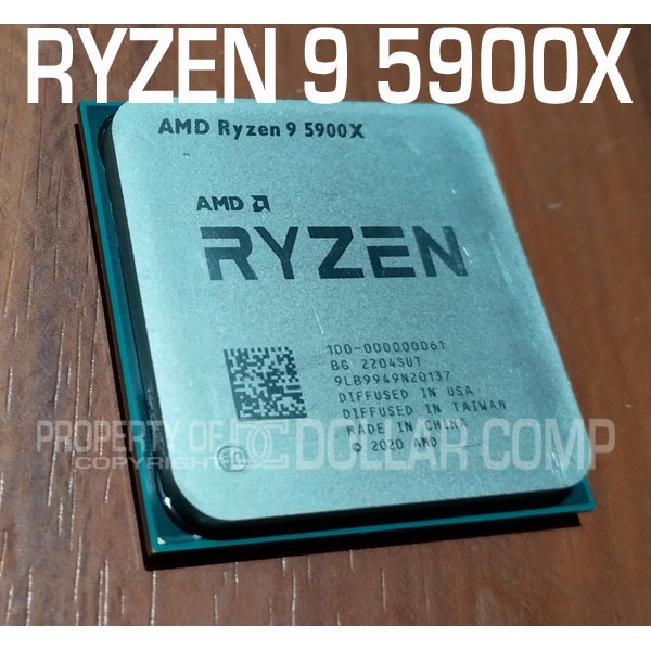 Processor Procesor Procie AMD RYZEN 9 5900X 3.7Ghz Turbo 4.8Ghz 12 Core 24 Threads AM4 Zen 3 Vermeer