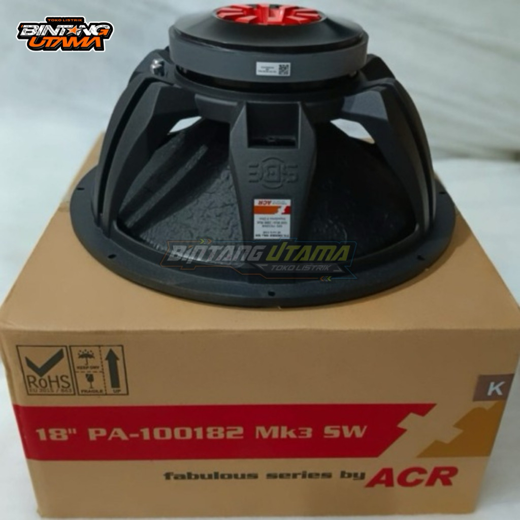speaker acr fabulous pa 100182 18inc sinarbaja