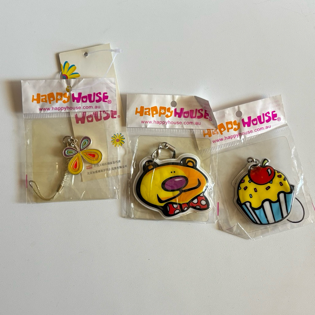 Happy House Mobile Strap Keychain - Gantungan Kunci Ganci