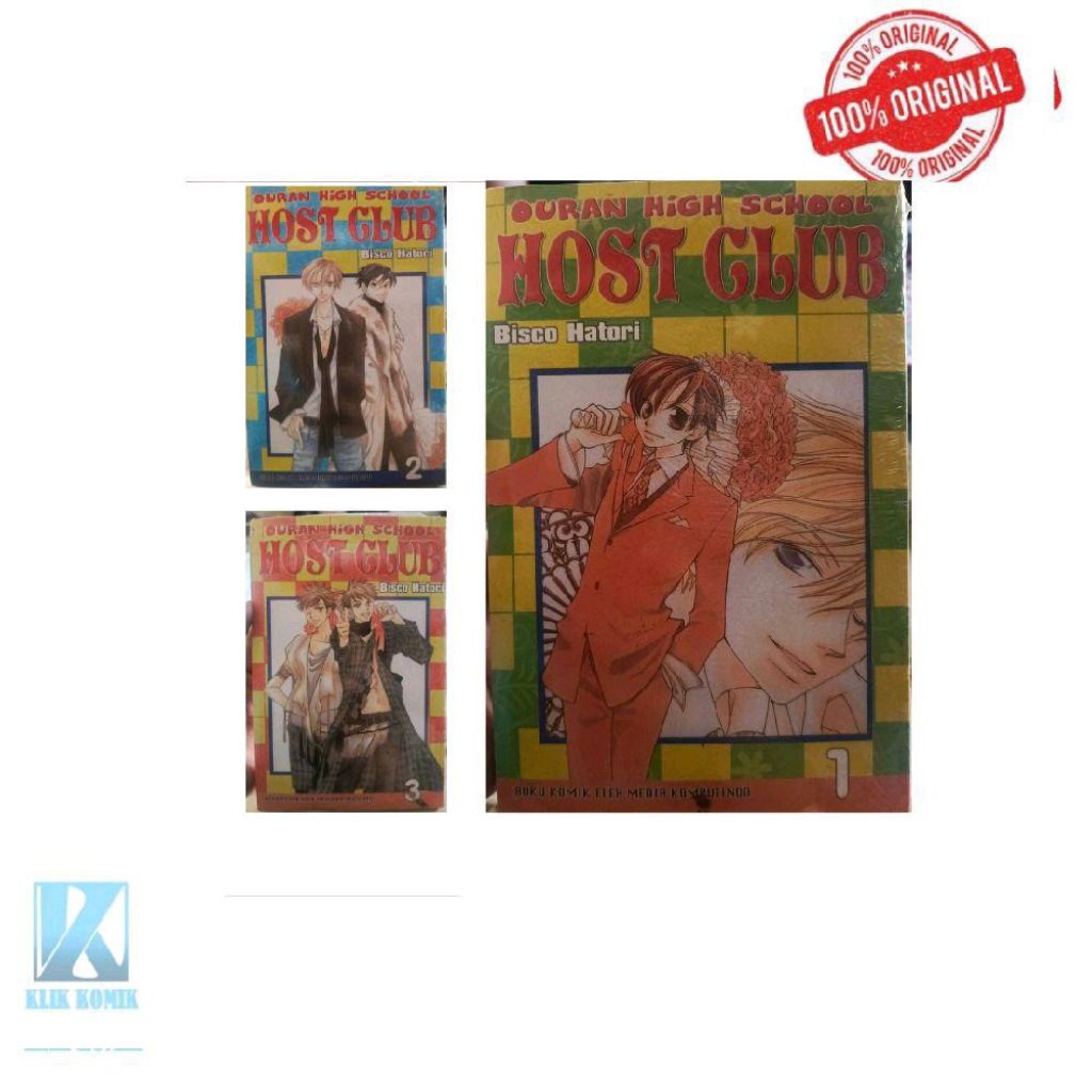 Komik Ouran High School Host Club Bisco Hatori Terbitan Elex Media Komputindo