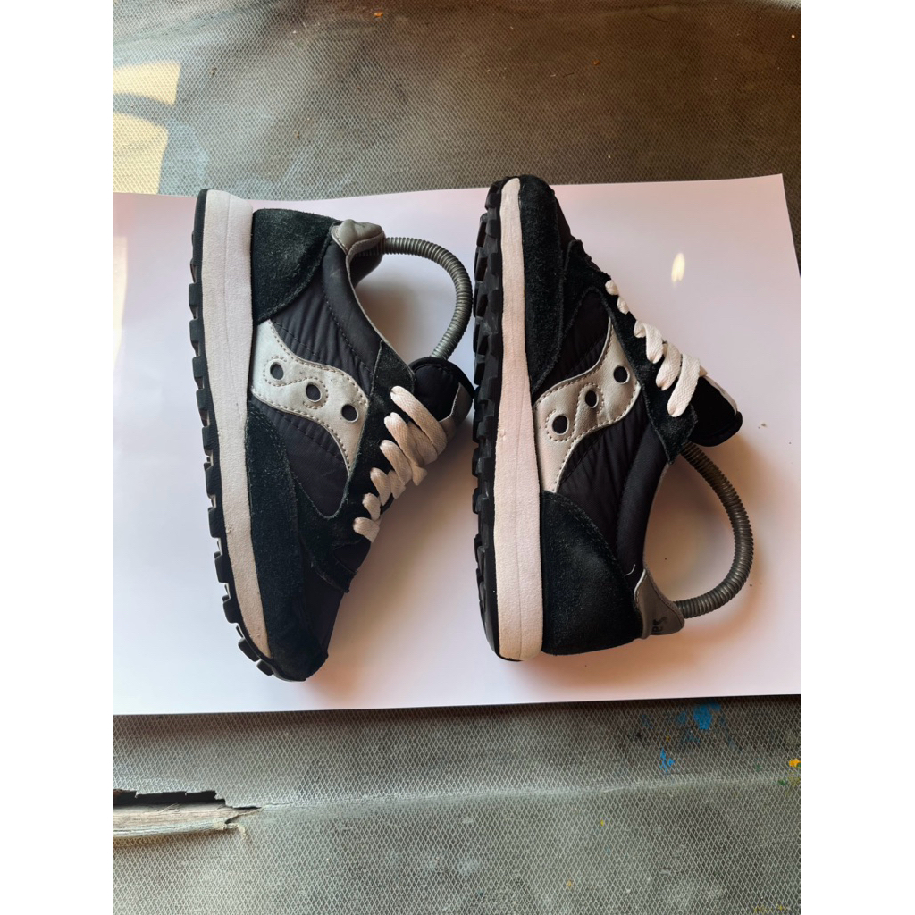 SAUCONY JAZZ BLACK SILVER