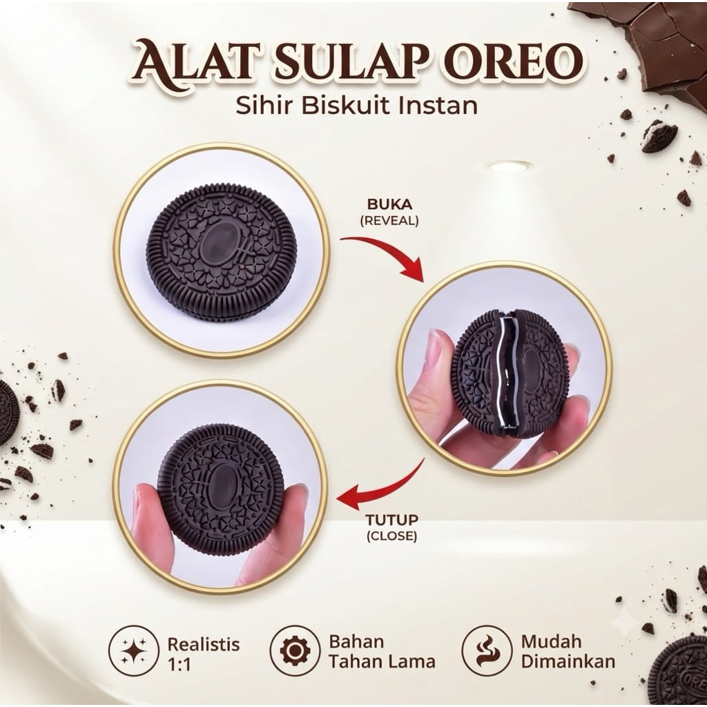 MAINAN ALAT SULAP OREO / SULAP BISQUIT OREO