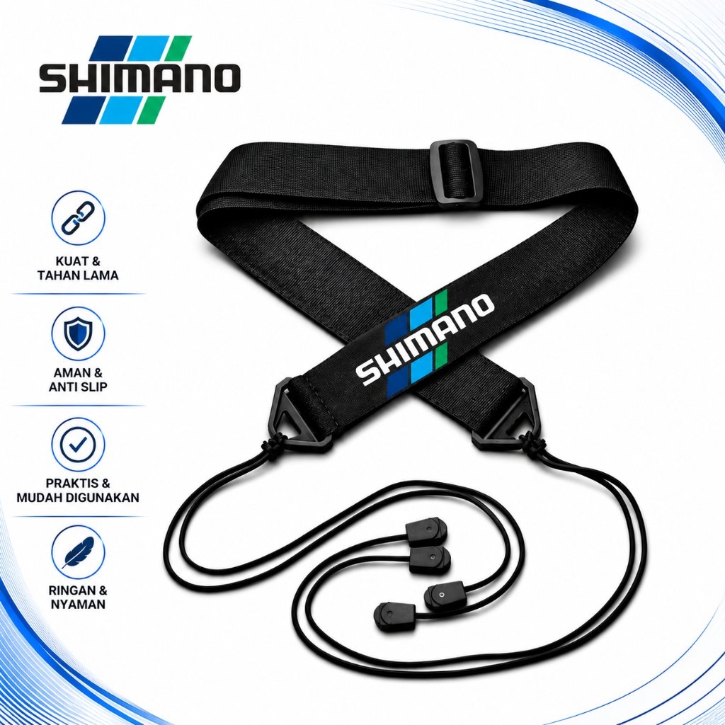Rodbelt Tali Joran Pancing Premium Kuat Tahan Lama - Shimano Daiwa Jigging Master
