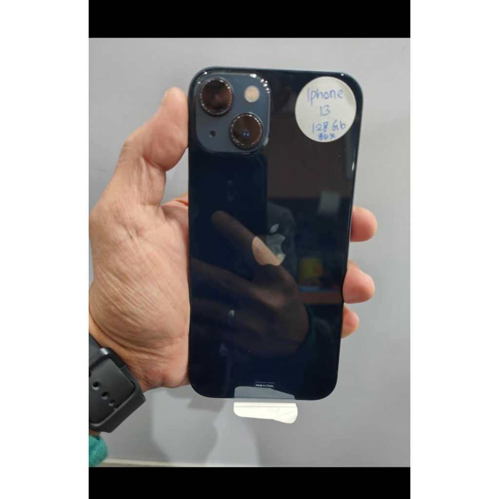 Handphone Second iPhone 13 128GB Midnight Ex iBox BH 96