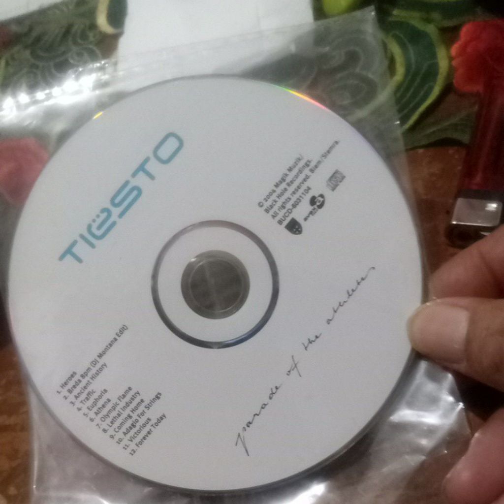 cd musik tiesto parade of the atheletes no cover