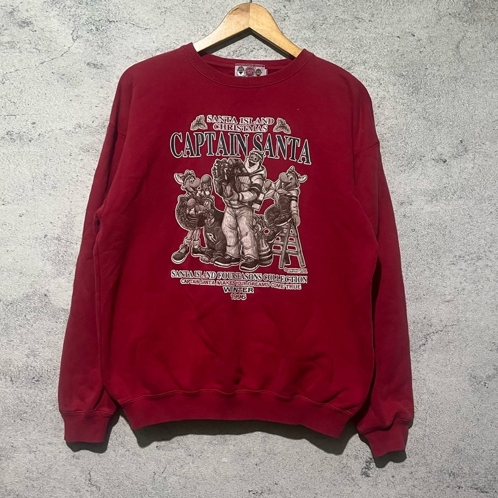 captain santa 1996 sweater