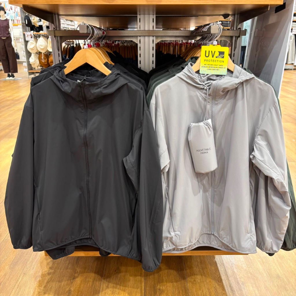 JASTIP. Jacket Parka Proteksi Sinar UV Uniqlo (MAN)