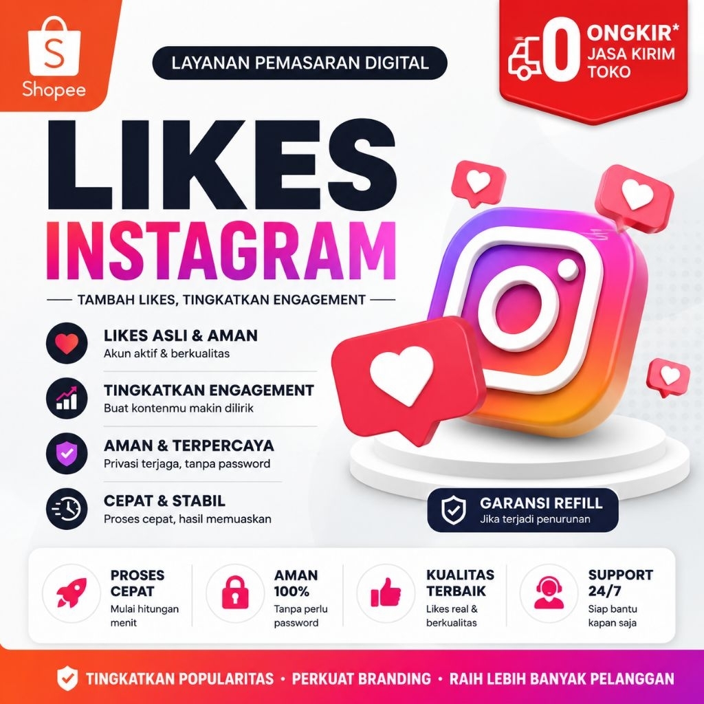 LIKES INSTAGRAM | Tambah Like Post Instagram Cepat, Aman & Berkualitas
