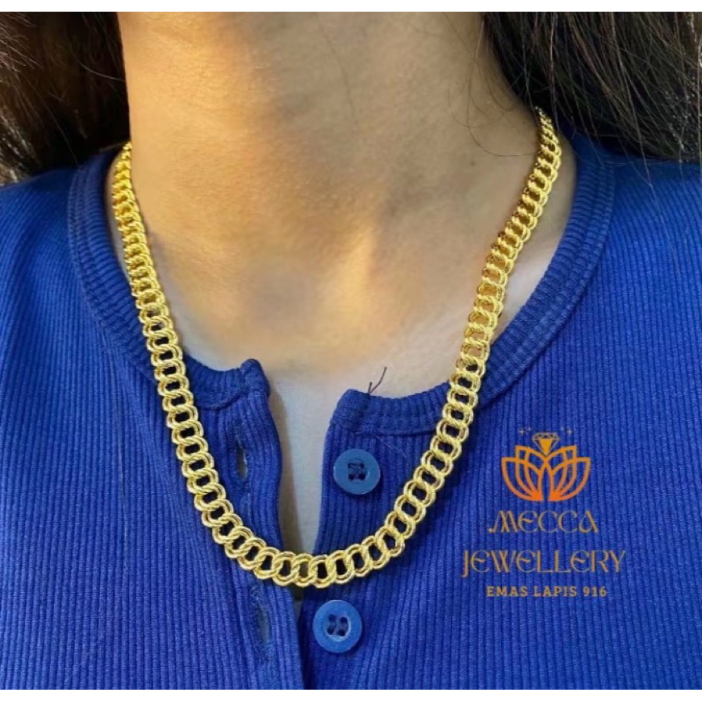 Kalung coco klasik lebar 0,8 cm