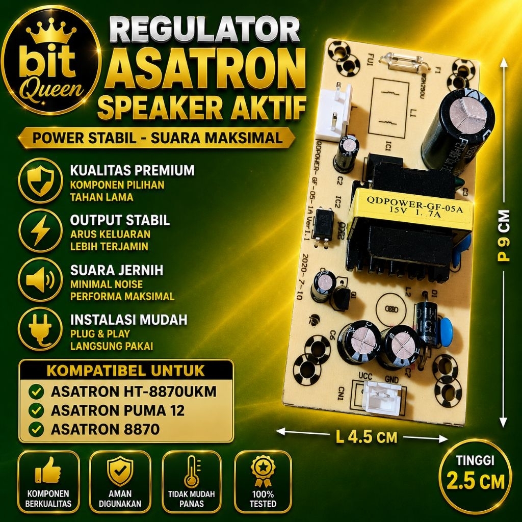 regulator suplai asatron speaker aktif