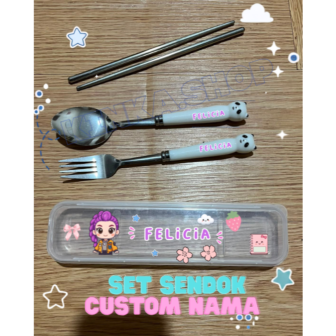Set Sendok MBG Custom Nama