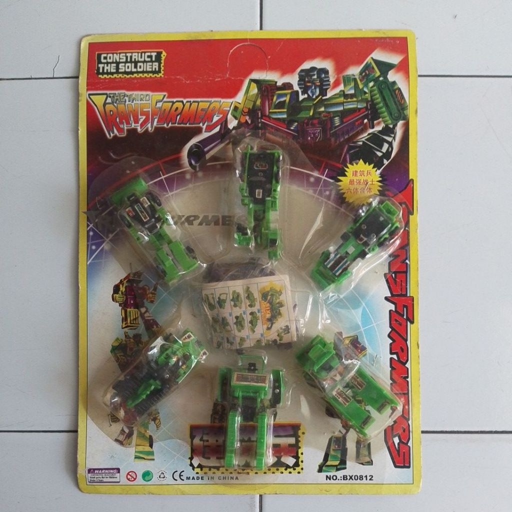 Robot transformers devastator G1 vintage jadul