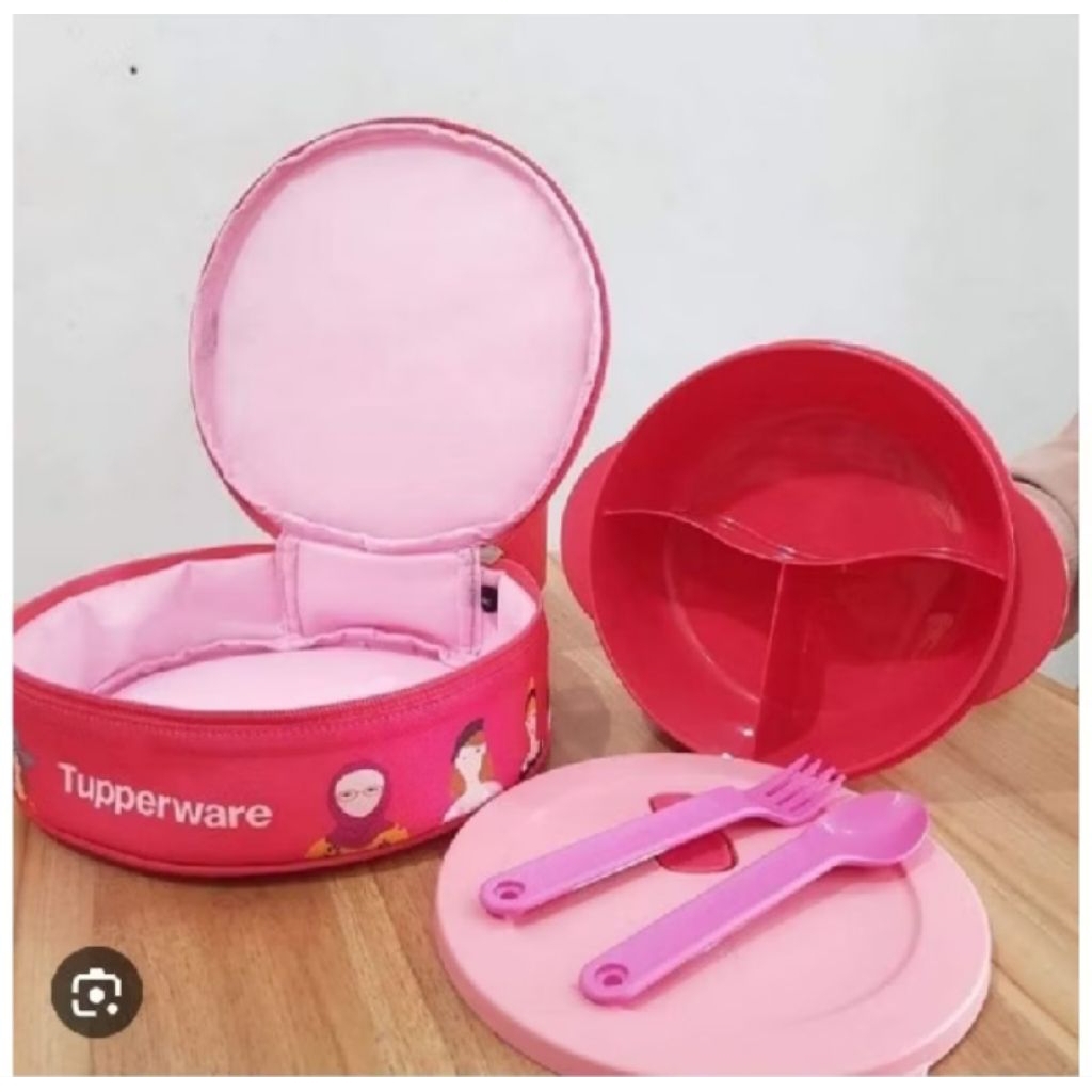 CWL pink Tas Tupperware ORI