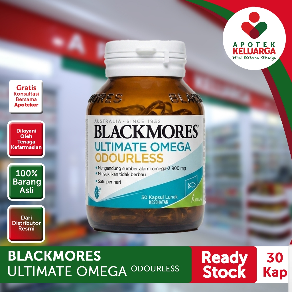 BLACKMORES ULTIMATE OMEGA TAB ISI 30#BlackmoresOmega3#MinyakIkanBlackmores#MinyakIkan#Omega3#FishOil
