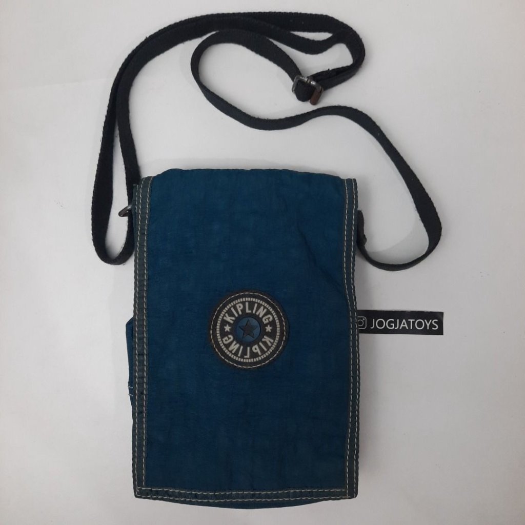 Tas Kipling Vintage Crossbody Bag Original Selempang Teal – 2000's Rare New Old Stock