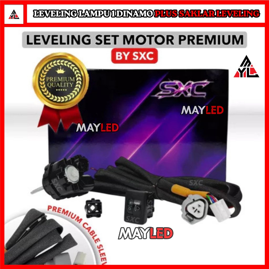 ORIGINAL ALAT ELEKTRIK LEVELING LAMPU 1 DINAMO PLUS SAKLAR FREE PIVOT LEVELING OEM DINAMO LEVELING