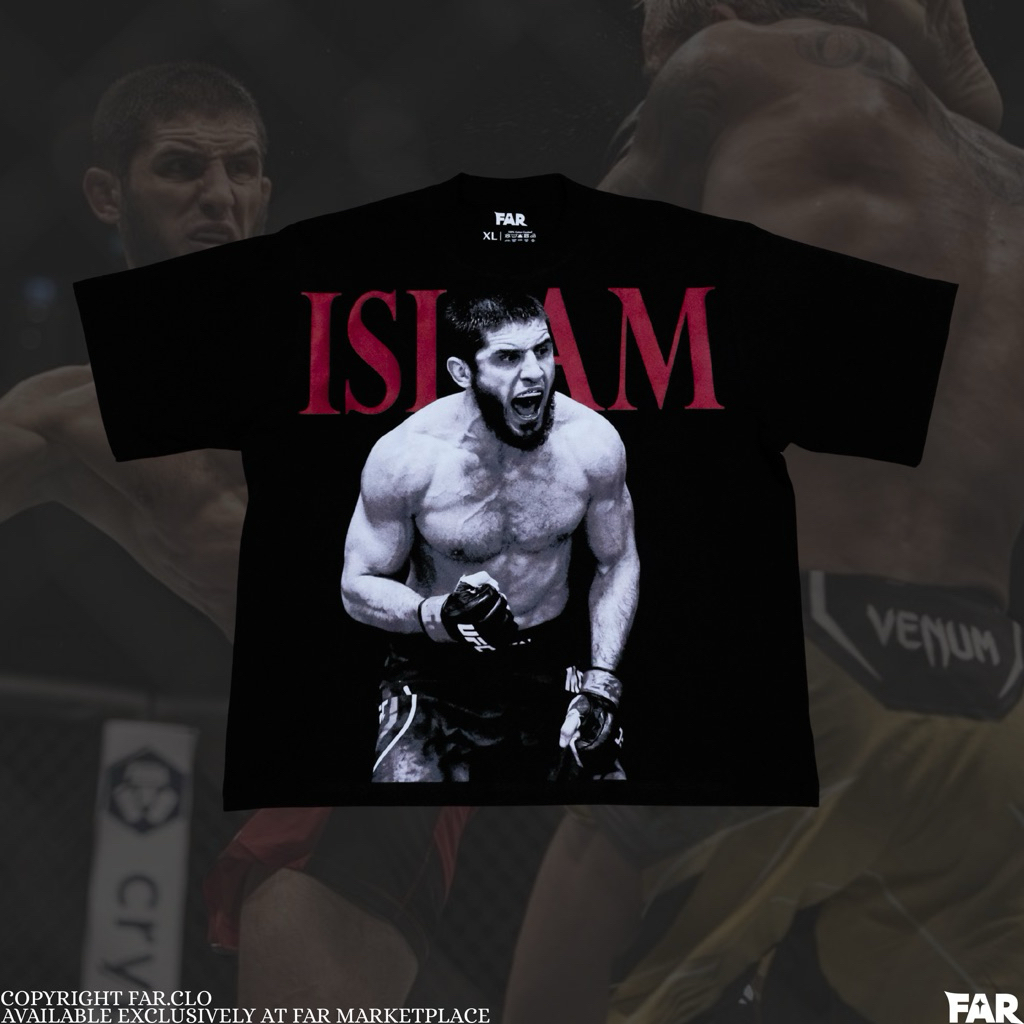 FAR Oversize Tee Islam Makhachev - 100% Cotton