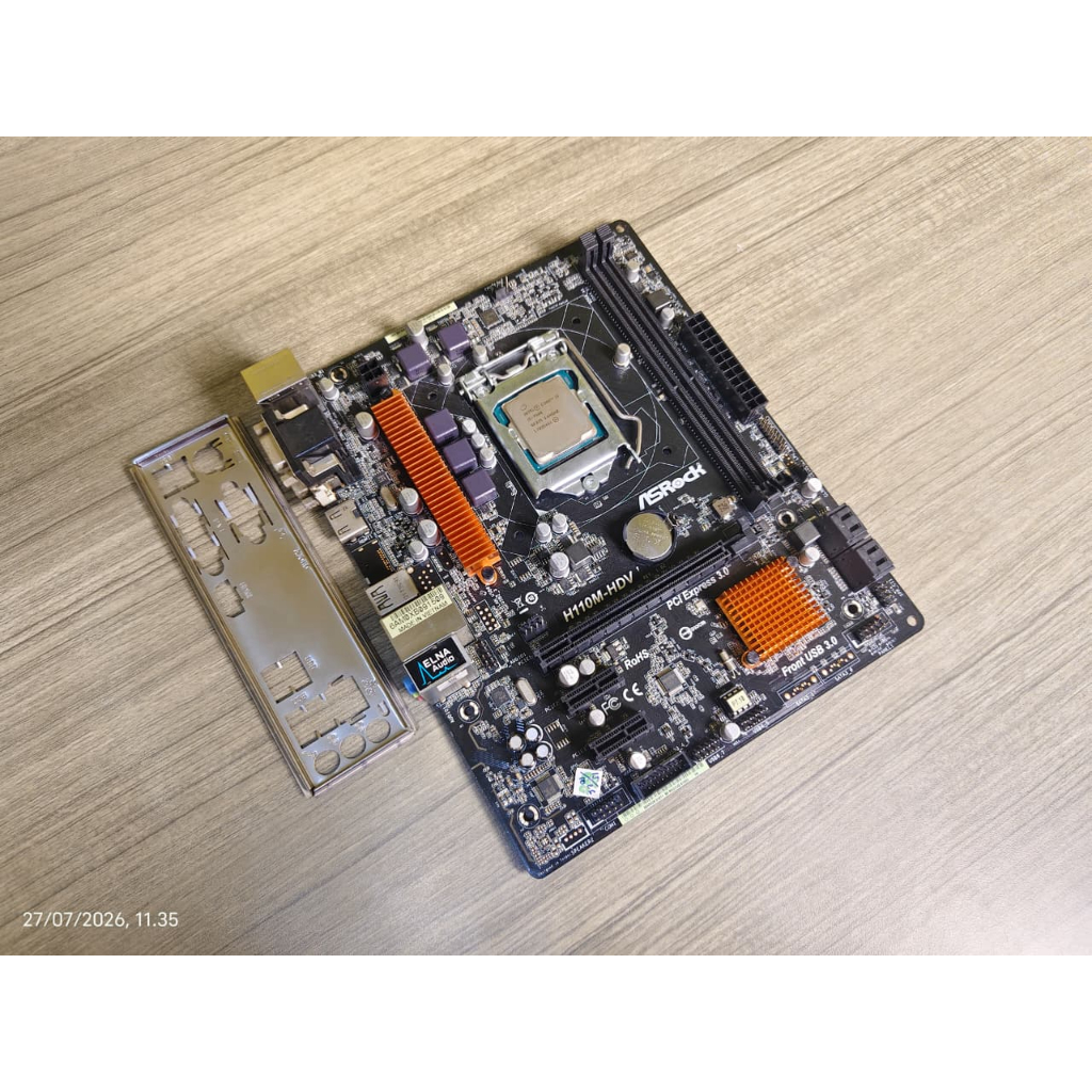Paket Motherboard H110 Procesor intel core i5 7500 LGA 1151