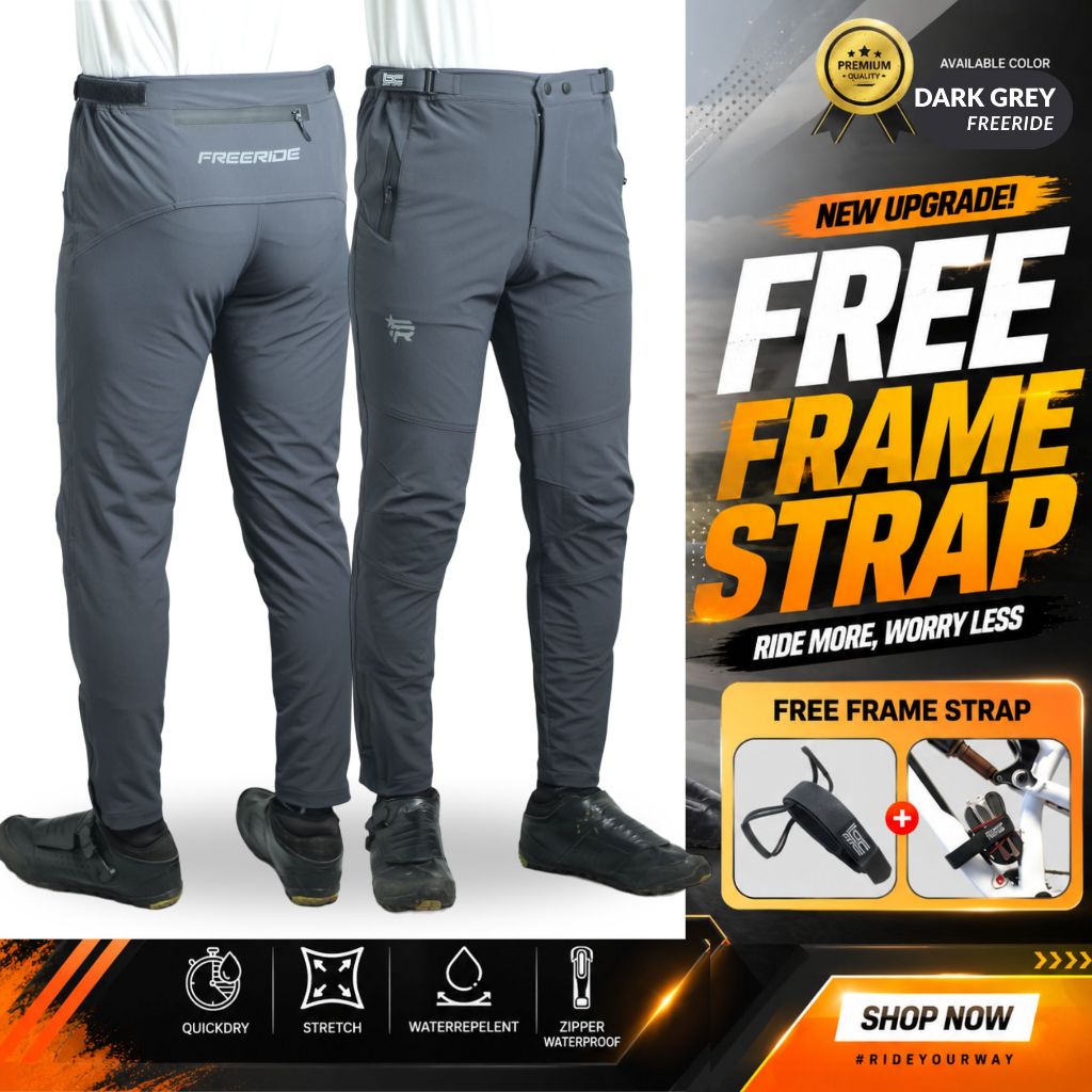 Celana Gowes sepeda Pria wanita Panjang Celana Mtb gravel downhill freeride
