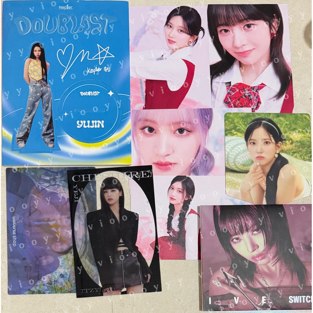 kep1er newjeans itzy ive postcard standee pb photobook yujin hanni yeji leeseo gaeul liz rei switch 