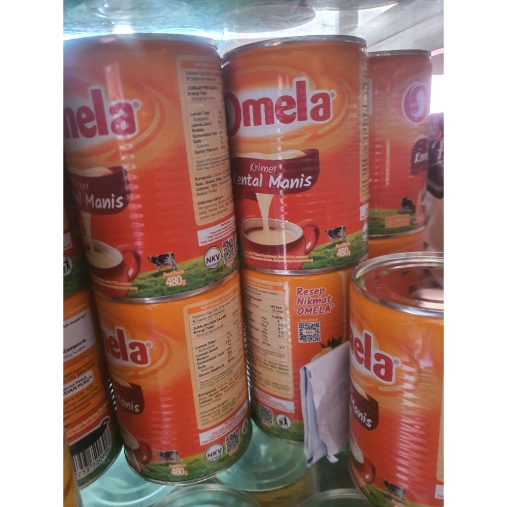 susu omela kaleng 490gr