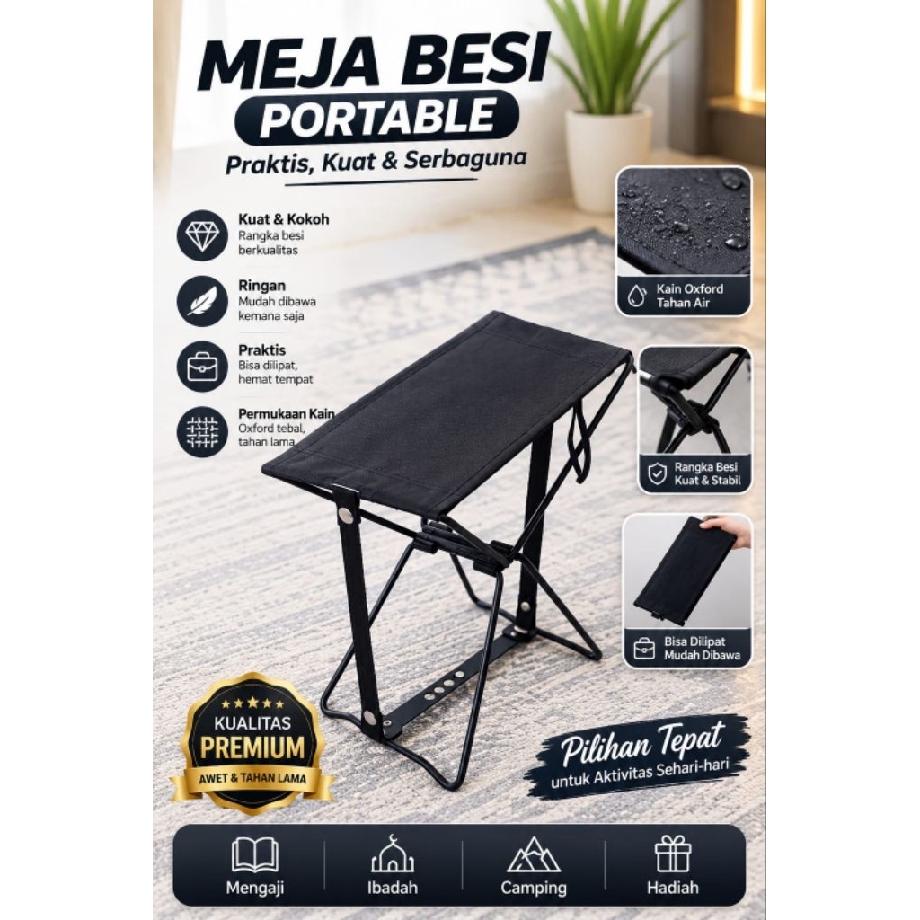 Rehal Besi Lipat/Meja besi lipat/meja lipat
