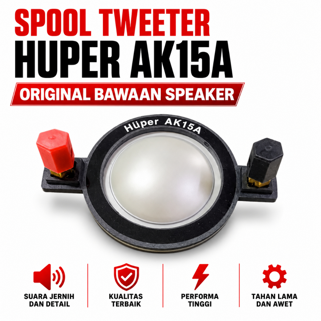 Spull Spul Spool Tweeter Twiter Tweter Speaker HUPER AK15A | AK15 A Original