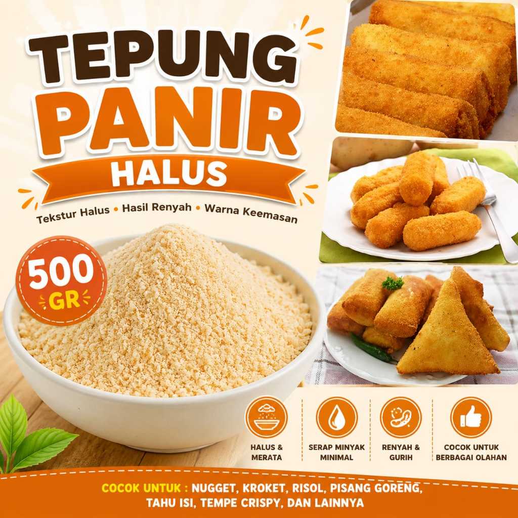 Tepung panir halus 500gr