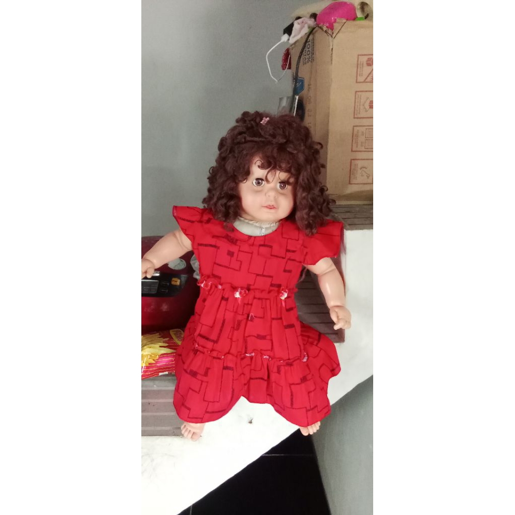 BONEKA SUSAN JADUL MATA COKLAT