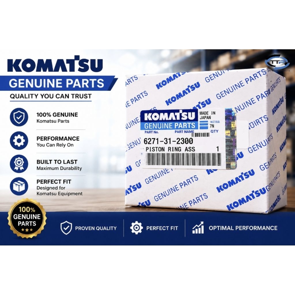 PISTON RING ASS KOMATSU GENUINE ASLI