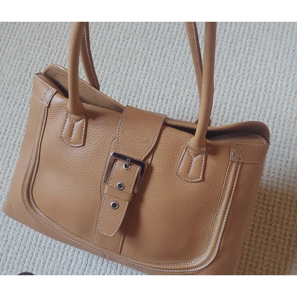 Tods Brown exterior leather Bag Original