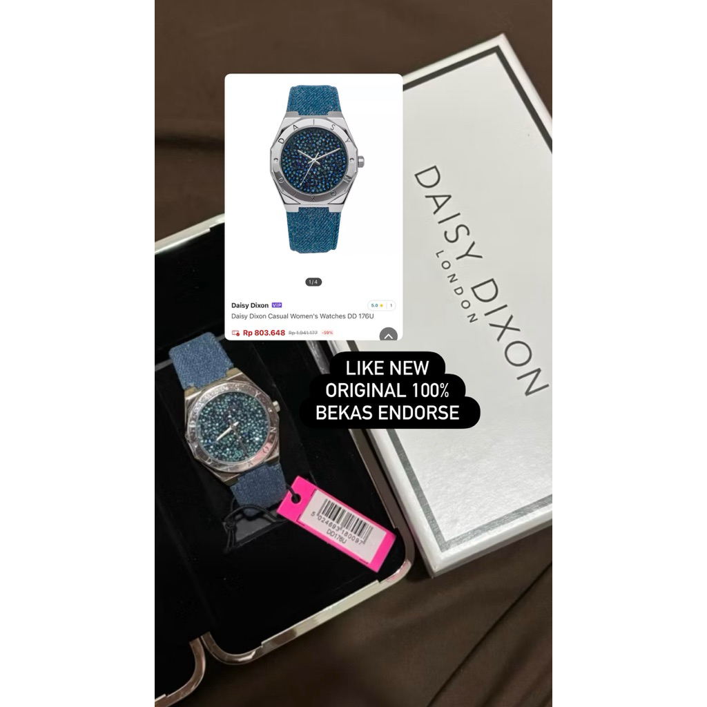 preloved NEW jam tangan branded daisy dixon
