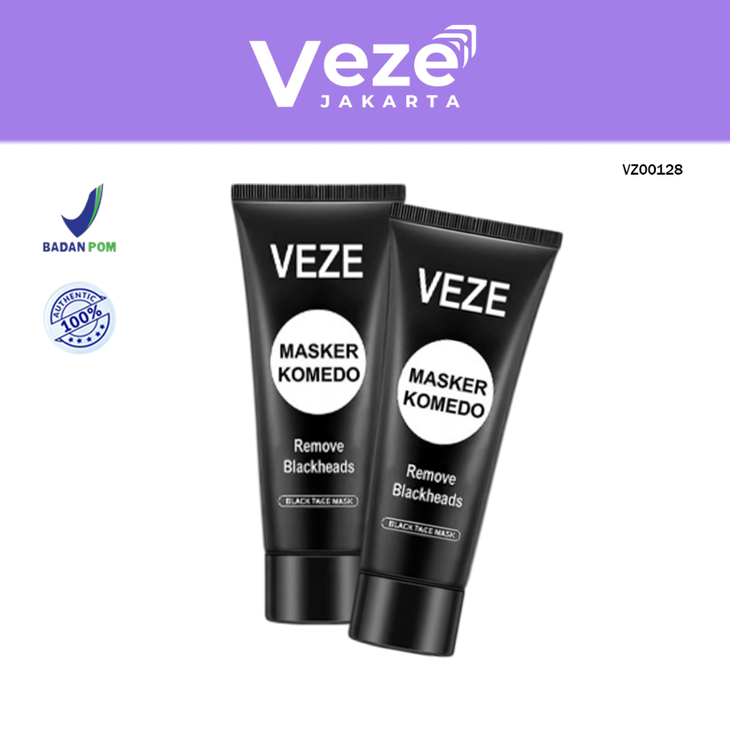 BPOM VEZE blackhead remover cleansing masker wajah peel off original Masker Komedo - FZ22306