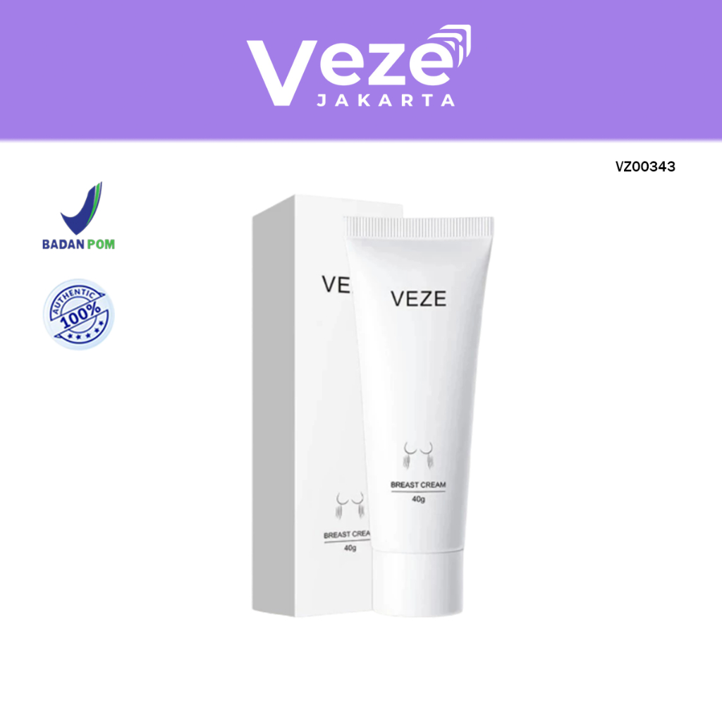 BPOM VEZE Krim Pembesar Payudara Mengangkat Mengencangkan 40g - VZ00343