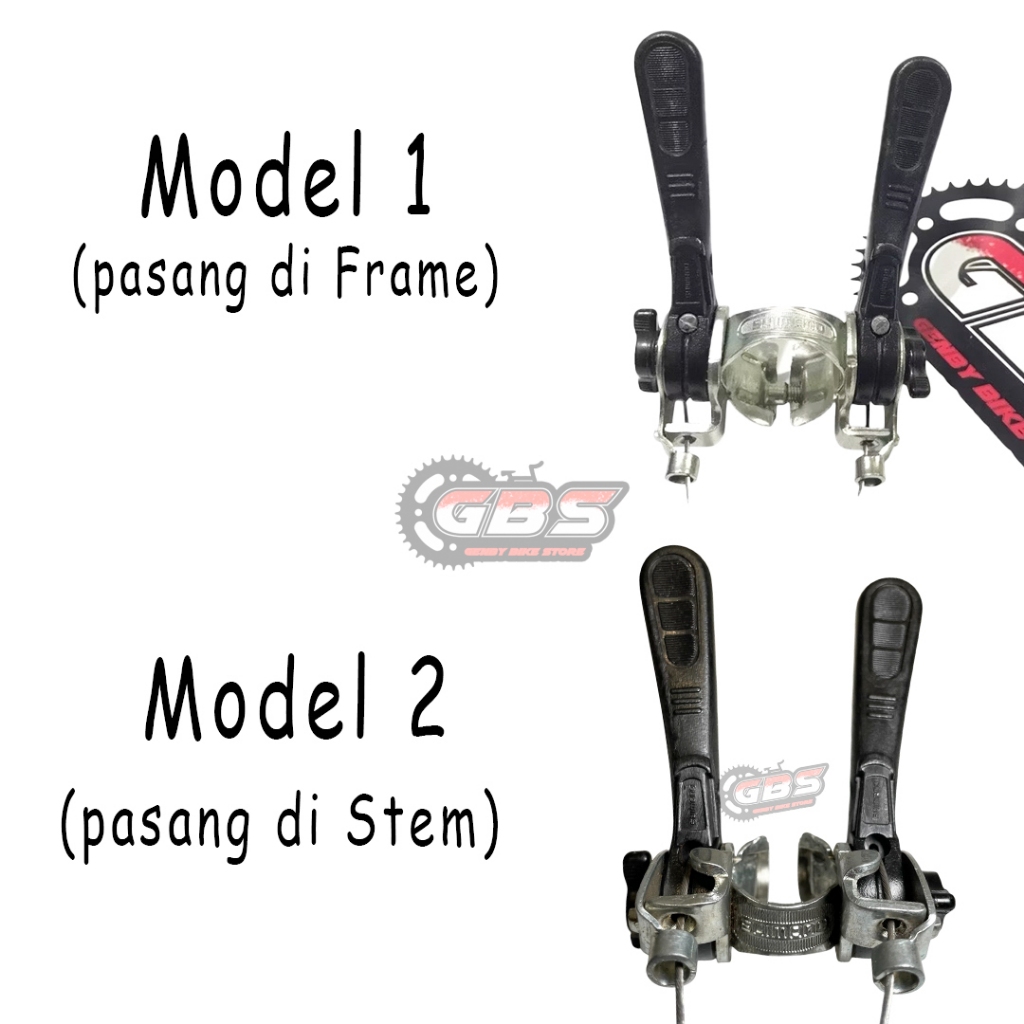 Operan sepeda balap jadul Shimano / Shifter sepeda balap jadul
