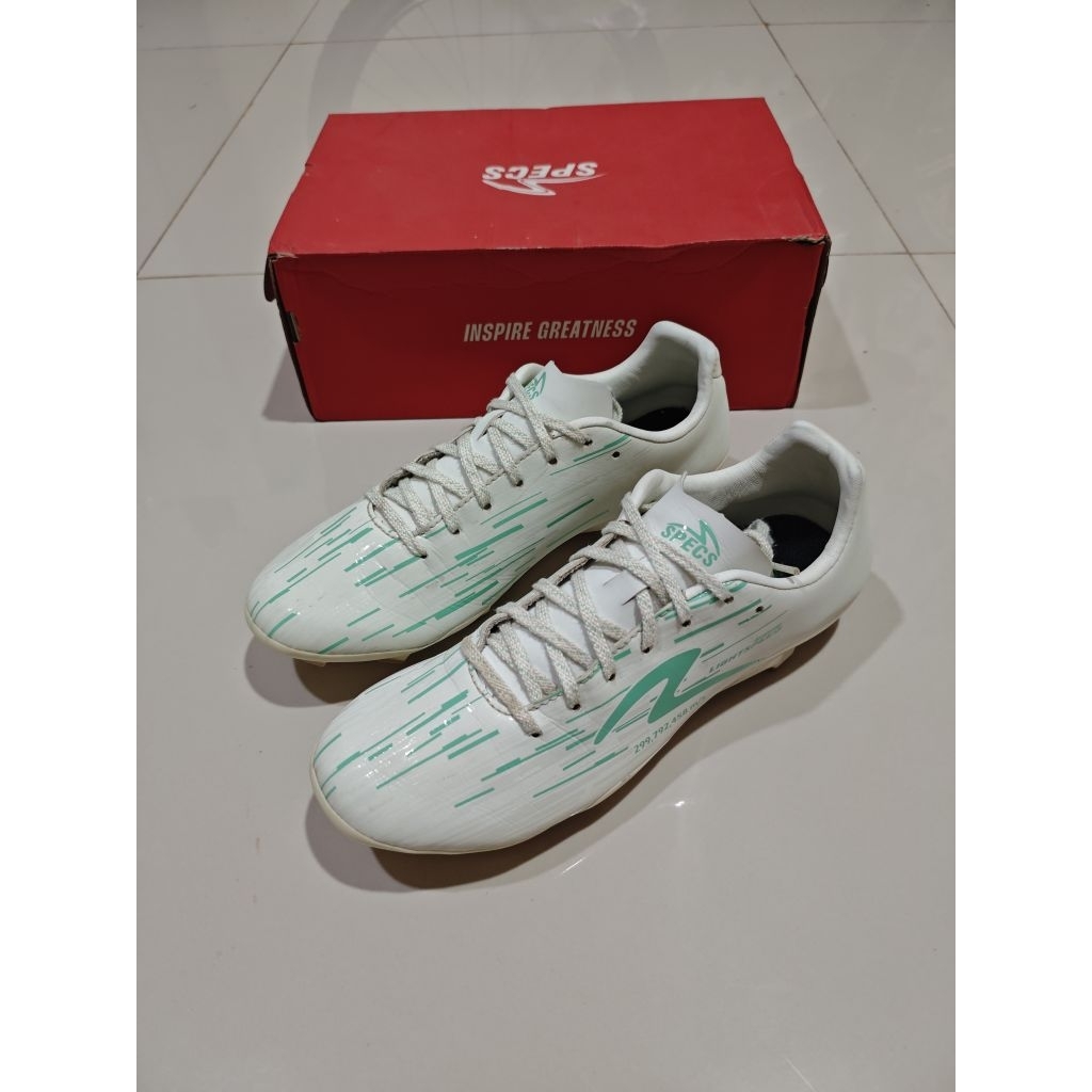 Size 40 Second Specs Lightspeed Reborn Green Bug FG Sepatu Bola