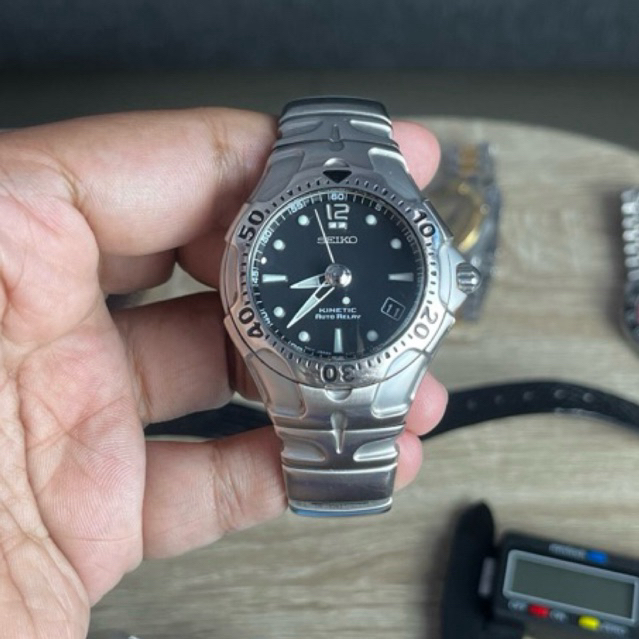 Seiko Kinetic Auto Relay 5J22 Full Original